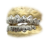 Full "S" Cuts w Diamond Dust Grillz Top or Bottom