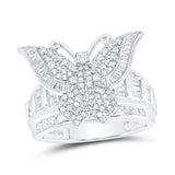 1Ctw-Dia Butterfly Ring