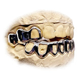 Top Grillz 3pc with Open Face Bottom Grillz Set