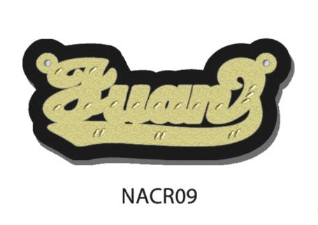 Color Back Name Plate #Nacr09