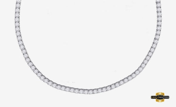 Sterling Silver Cubic Zirconia Chain