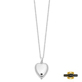 Sterling Silver Rhodium-Plated Forever My Baby Ash Holder 18In. Necklace